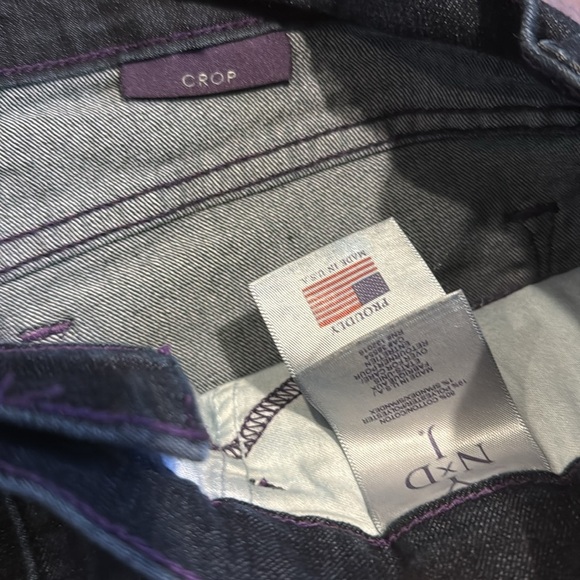 Not your daughter’s jeans dark wash cropped high rise size 12 (D18) - Picture 5 of 7